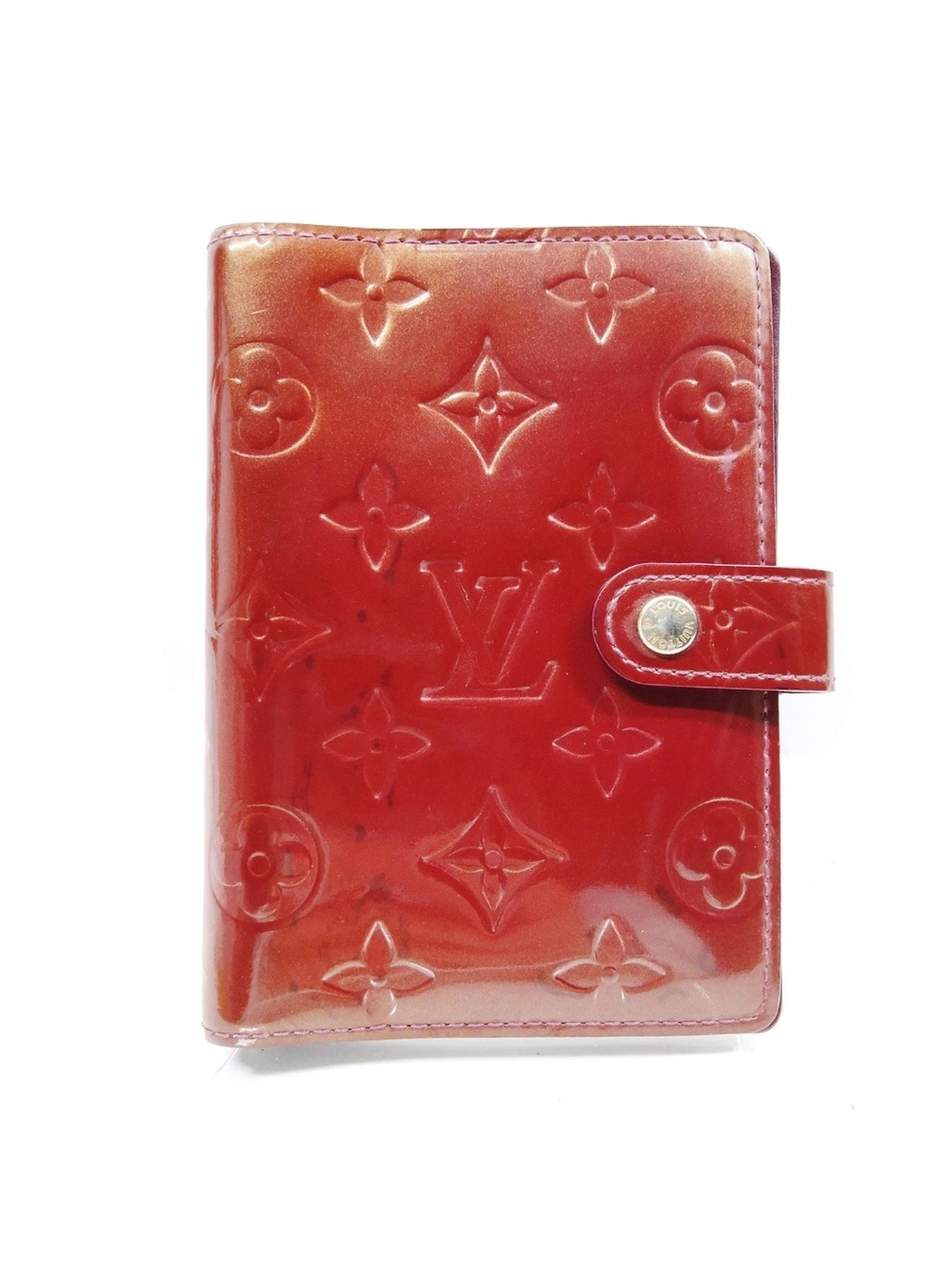 Louis Vuitton Vernis Monogram Agenda Cover - has color transfer